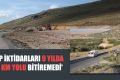‘AKP iktidarları 9 yılda 35 Km yolu bitiremedi’