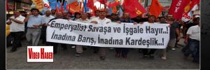 Adana’da Suriye’ye olası müdahale protesto edildi