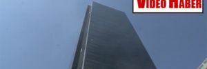 Türkiye’nin en yüksek binasında yangın paniği