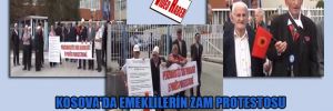 Kosova’da emeklilerin zam protestosu