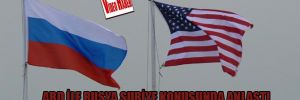 ABD ile Rusya Suriye konusunda anlaştı