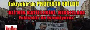Erdoğan Eskişehir’de protesto edildi! ‘Ali’nin katillerini, hırsızları Eskişehir’de istemiyoruz’