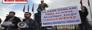 Kırıkkale’de öğrencilerden ‘ulaşım ücreti’ protestosu
