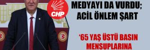 CHP’li Gürer: Virüs medyayı da vurdu; acil önlem şart