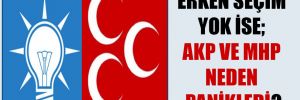 Erken seçim yok ise; AKP ve MHP neden panikledi?