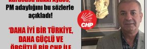 CHP İrade Grubu kurucusu Hakkı Aydos, PM adaylığını bu sözlerle açıkladı!  ‘Daha iyi bir Türkiye, daha güçlü ve örgütlü bir CHP ile mümkün olur’