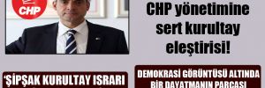 Umut Oran’dan CHP yönetimine sert kurultay eleştirisi!