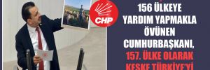CHP’li Başevirgen: 156 ülkeye yardım yapmakla övünen Cumhurbaşkanı, 157. ülke olarak keşke Türkiye’yi seçse!