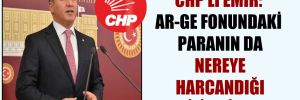 CHP’li Emir: Ar-Ge fonundaki paranın da nereye harcandığı bilinmiyor!