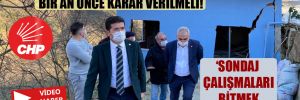 CHP’li Kaya, Arsin heyelan bölgesinde: Bir an önce karar verilmeli!