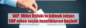 Siyaset kulisleri hareketli! ‘AKP, Millet İttifakı’nı bölmek istiyor, CHP erken seçim hazırlıklarına başladı’
