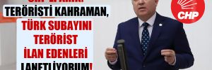 CHP’li Arık: Teröristi kahraman, Türk subayını terörist ilan edenleri lanetliyorum!