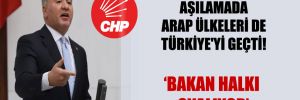 CHP’li Emir: Aşılamada Arap ülkeleri de Türkiye’yi geçti!