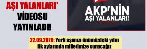 CHP ‘AKP’nin aşı yalanları’ videosu yayınladı!