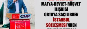 CHP’li Ceylan: Mafya-devlet-rüşvet ilişkisi ortaya saçılırken İstanbul Sözleşmesi’nden konuşulmuyor!