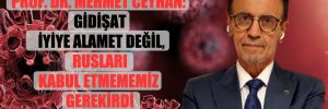Prof. Dr. Mehmet Ceyhan: Gidişat iyiye alamet değil, Rusları kabul etmememiz gerekirdi