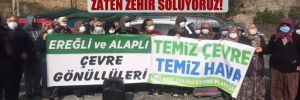 Zonguldak’ta cüruf tesisi protestosu: Zaten zehir soluyoruz!