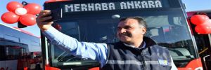 Ankara’nın yeni otobüsleri yollarda! 