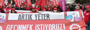 DİSK’ten İstanbul’da ‘geçinmek istiyoruz’ mitingi 