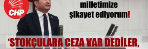 CHP’li Kaya: AKP’yi milletimize şikayet ediyorum!