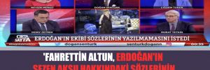 ‘Fahrettin Altun, Erdoğan’ın Sezen Aksu hakkındaki sözlerinin basına yansımasını istemedi’ iddiası!