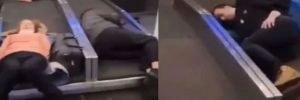 İstanbul Havalimanı’nda yolcular bagaj bandında yattı 