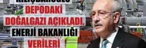 Kılıçdaroğlu depodaki doğalgazı açıkladı, Enerji Bakanlığı verileri kaldırdı! 