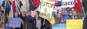 Ukraynalılar’ın Ankara’da Rusya protestoları sürüyor!