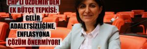 CHP’li Özdemir’den ek bütçe tepkisi: Gelir adaletsizliğine, enflasyona çözüm önermiyor!