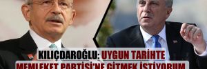 Kılıçdaroğlu: Uygun tarihte Memleket Partisi’ne gitmek istiyorum, arkadaşlarımız ziyaret için başvuracak