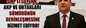 CHP’li Ceylan: AKP ve ortakları sömürünün derinleşmesine hizmet ediyor!