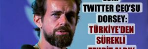Eski Twitter CEO’su Dorsey: Türkiye’den sürekli tehdit aldık 