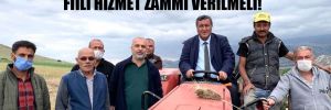 CHP’li Gürer: Üretime devam eden çiftçilere fiili hizmet zammı verilmeli!