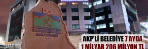 AKP’li belediye 7 ayda 1 milyar 206 milyon TL borçlandı! 