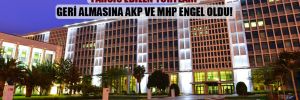 İBB’nin AKP döneminde yandaş vakıf, dernek ve cemaatlere tahsis edilen yurtları geri almasına AKP ve MHP engel oldu!