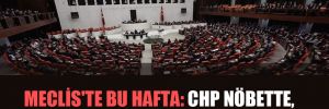 Meclis’te bu hafta: CHP nöbette, AYM-Yargıtay krizi sürüyor 