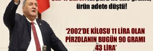 CHP’li Gürer: AK parti ile kilo grama, ürün adete düştü!