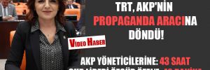 CHP’li Kış: TRT, AKP’nin propaganda aracına döndü! 