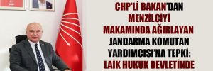 CHP’li Bakan’dan Menzilciyi makamında ağırlayan Jandarma Komutan Yardımcısı’na tepki: Laik hukuk devletinde suçtur!