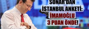 SONAR’dan İstanbul anketi: İmamoğlu 3 puan önde!