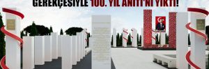 AKP’li büyükşehir belediyesi, ‘Park Çalışması’ gerekçesiyle 100. Yıl Anıtı’nı yıktı! 