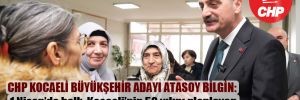 CHP Kocaeli Büyükşehir adayı Atasoy Bilgin: 1 Nisan’da halk, Kocaeli’nin 50 yılını planlayan bir başkanla uyanacak 