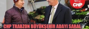 CHP Trabzon Büyükşehir adayı Saral: Şehre ruh katacak projelerimiz var! 