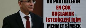 AK Partililerin en çok suçlamak istedikleri isim Mehmet Şimşek