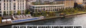 Lüks otel zinciri, Karaköy sahiline havuz yaptı, halkın erişimini engelledi! 