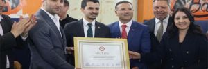 Çankaya Belediye Başkanı Güner, mazbatasını aldı 