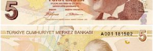 5 Liralık banknotların rengi değişti