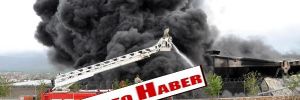 Elazığ'da 'Strafor Fabrikası' kül oldu