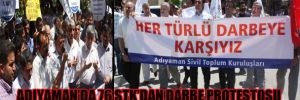 Adıyaman'da 76 STK'dan darbe protestosu