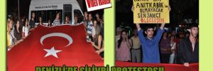 Denizli'de Silivri protestosu